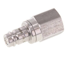 Stainless Steel 316L DN 10 Air Coupling Plug G 1/2 inch Female Double Shut-Off