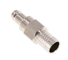 Nickel-plated Brass DN 10 Air Coupling Plug 19 mm Hose Pillar Double Shut-Off
