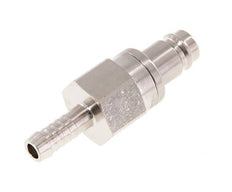 Nickel-plated Brass DN 10 Air Coupling Plug 9 mm Hose Pillar Double Shut-Off