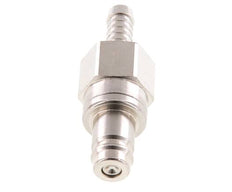 Nickel-plated Brass DN 10 Air Coupling Plug 9 mm Hose Pillar Double Shut-Off