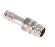 Stainless steel DN 10 Air Coupling Plug 10 mm Hose Pillar Double Shut-Off