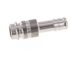 Stainless steel DN 10 Air Coupling Plug 10 mm Hose Pillar Double Shut-Off