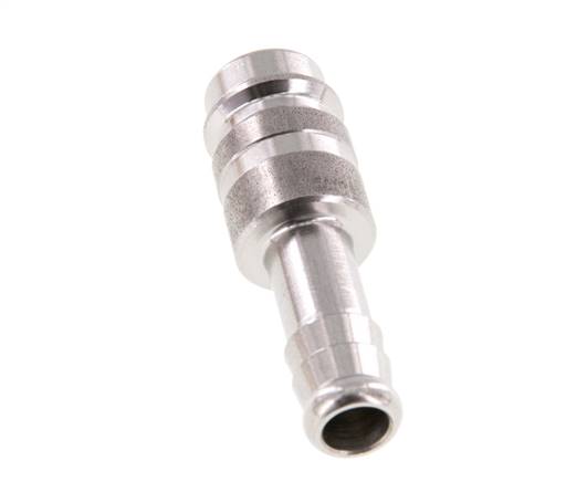 Stainless steel DN 10 Air Coupling Plug 9 mm Hose Pillar