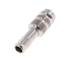 Stainless steel DN 10 Air Coupling Plug 10 mm Hose Pillar Double Shut-Off