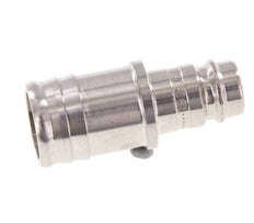Stainless Steel 316L DN 10 Air Coupling Plug 19 mm Hose Pillar