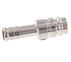 Stainless Steel 316L DN 10 Air Coupling Plug 10 mm Hose Pillar Double Shut-Off
