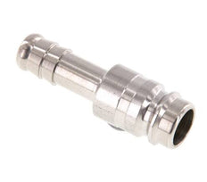Stainless Steel 316L DN 10 Air Coupling Plug 10 mm Hose Pillar Double Shut-Off
