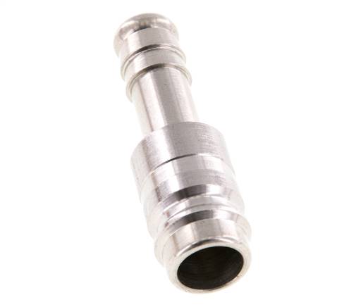 Stainless Steel 316L DN 10 Air Coupling Plug 10 mm Hose Pillar Double Shut-Off