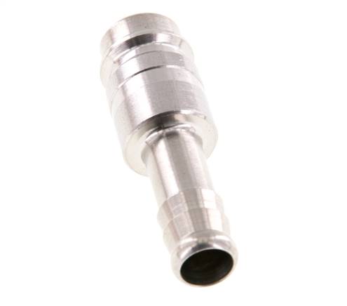Stainless Steel 316L DN 10 Air Coupling Plug 10 mm Hose Pillar Double Shut-Off