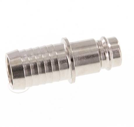 Hardened steel DN 10 Air Coupling Plug 16 mm Hose Pillar