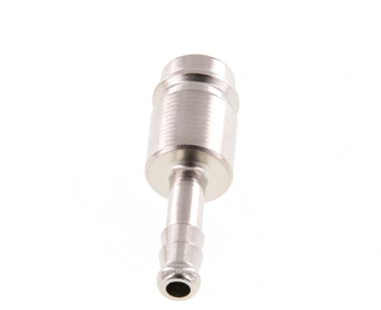 Hardened steel DN 10 Air Coupling Plug 6 mm Hose Pillar
