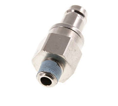 Nickel-plated Brass DN 10 Air Coupling Plug R 1/4 inch Male Double Shut-Off