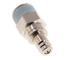 Nickel-plated Brass DN 10 Air Coupling Plug R 3/4 inch Male Double Shut-Off