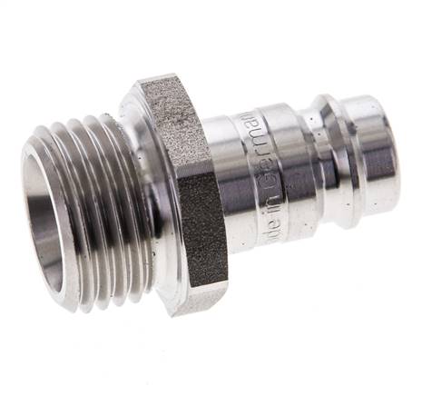 Stainless steel DN 10 Air Coupling Plug G 1/2 inch Male