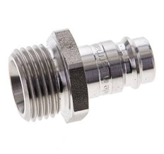 Stainless steel DN 10 Air Coupling Plug G 1/2 inch Male