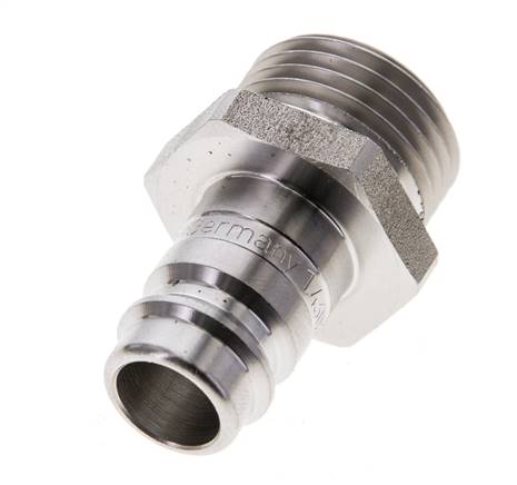 Stainless steel DN 10 Air Coupling Plug G 1/2 inch Male