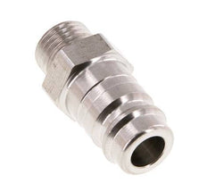 Stainless steel DN 10 Air Coupling Plug G 1/4 inch Male