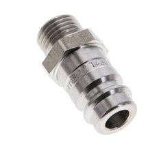 Stainless steel DN 10 Air Coupling Plug G 1/4 inch Male