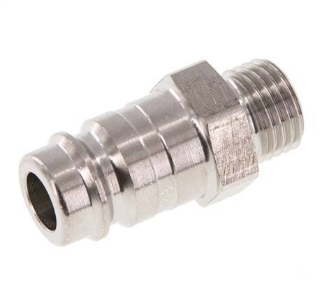 Stainless steel DN 10 Air Coupling Plug G 1/4 inch Male