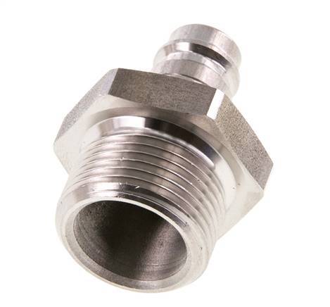 Stainless steel DN 10 Air Coupling Plug G 3/4 inch Male