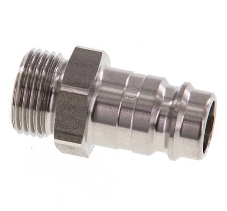 Stainless steel DN 10 Air Coupling Plug G 3/8 inch Male