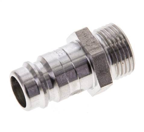 Stainless steel DN 10 Air Coupling Plug G 3/8 inch Male