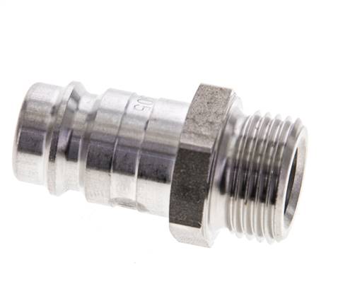 Stainless steel DN 10 Air Coupling Plug G 3/8 inch Male
