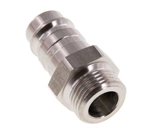 Stainless steel DN 10 Air Coupling Plug G 3/8 inch Male