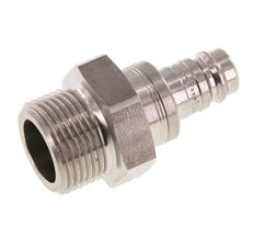 Stainless steel DN 10 Air Coupling Plug G 3/4 inch Male Double Shut-Off