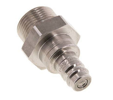 Stainless steel DN 10 Air Coupling Plug G 3/4 inch Male Double Shut-Off