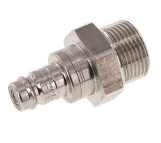 Stainless steel DN 10 Air Coupling Plug G 3/4 inch Male Double Shut-Off