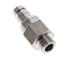 Stainless steel DN 10 Air Coupling Plug G 3/8 inch Male Double Shut-Off