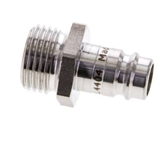 Stainless Steel 316L DN 10 Air Coupling Plug G 1/2 inch Male