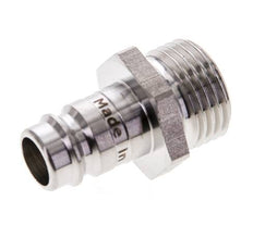 Stainless Steel 316L DN 10 Air Coupling Plug G 1/2 inch Male