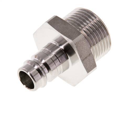 Stainless Steel 316L DN 10 Air Coupling Plug G 3/4 inch Male