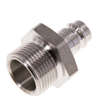 Stainless Steel 316L DN 10 Air Coupling Plug G 3/4 inch Male