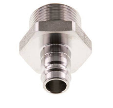 Stainless Steel 316L DN 10 Air Coupling Plug G 3/4 inch Male