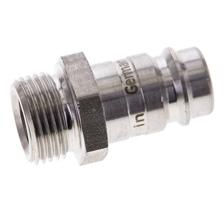 Stainless Steel 316L DN 10 Air Coupling Plug G 3/8 inch Male