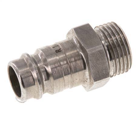 Stainless Steel 316L DN 10 Air Coupling Plug G 3/8 inch Male