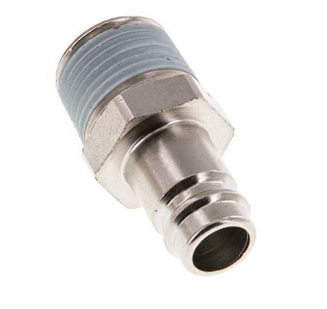 Hardened steel DN 10 Air Coupling Plug R 1/2 inch Male