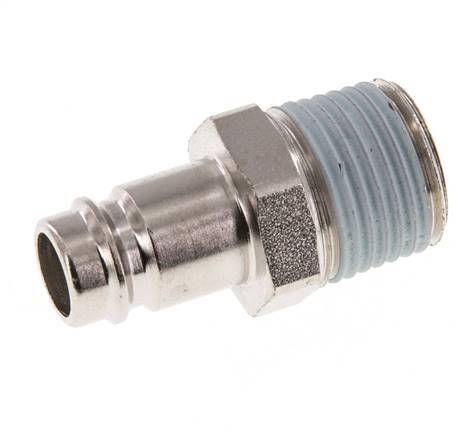 Hardened steel DN 10 Air Coupling Plug R 1/2 inch Male