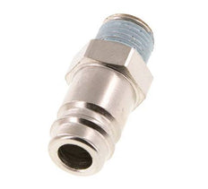 Hardened steel DN 10 Air Coupling Plug R 1/4 inch Male