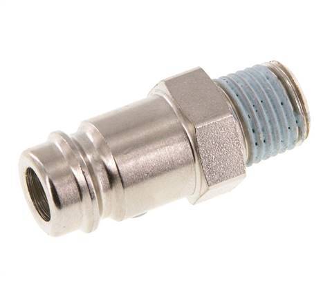 Hardened steel DN 10 Air Coupling Plug R 1/4 inch Male