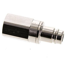 Nickel-plated Brass DN 15 Air Coupling Plug G 1/2 inch Female Double Shut-Off