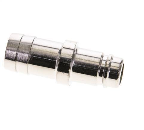 Nickel-plated Brass DN 15 Air Coupling Plug 25 mm Hose Pillar