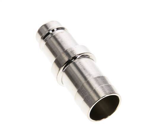 Nickel-plated Brass DN 15 Air Coupling Plug 25 mm Hose Pillar