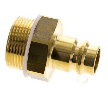 Brass DN 19 Air Coupling Plug G 1 1/4 inch Male