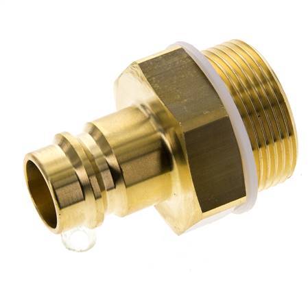 Brass DN 19 Air Coupling Plug G 1 1/4 inch Male