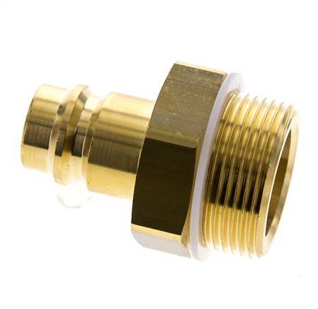 Brass DN 19 Air Coupling Plug G 1 1/4 inch Male