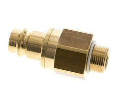 Brass DN 19 Air Coupling Plug G 3/4 inch Male Double Shut-Off
